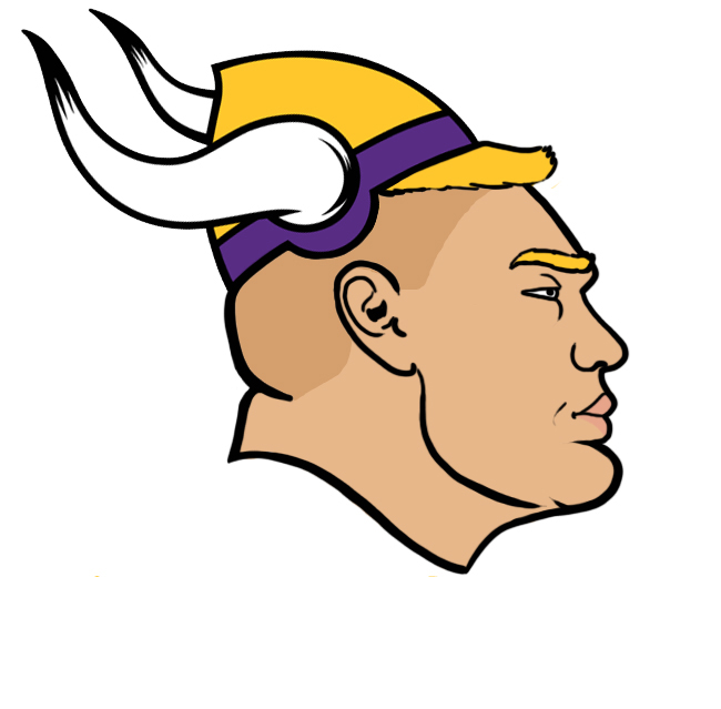 Minnesota Vikings Brock Lesnar Logo fabric transfer